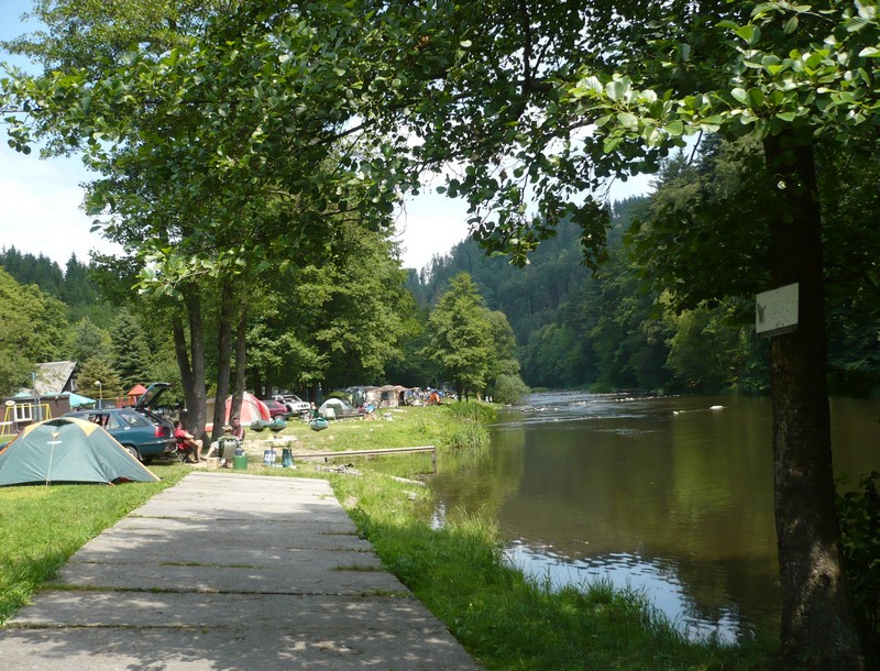 Na břehu řeky Moravice