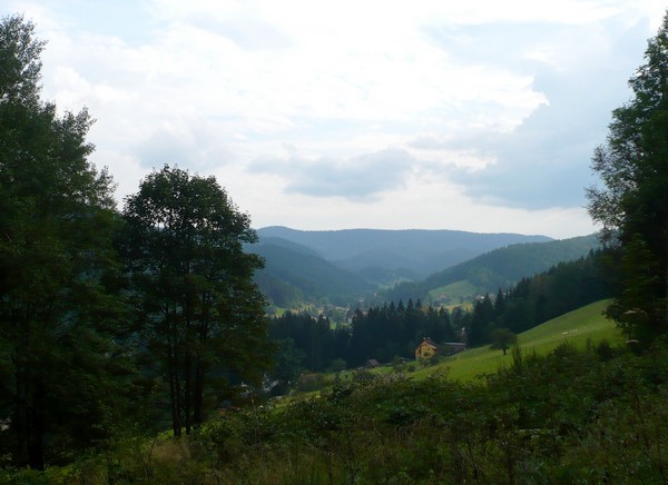 výhled do údolí